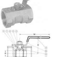 1-Piece Reduced Bore Ball Valves