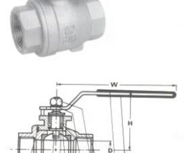 2-Piece Full Bore Ball Valves - ISO Mounting Pads