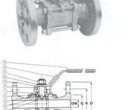 3-Piece Full Bore Ball Valves - PN16 Flanged Ends