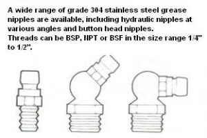 Grease Nipples - Screwed Fittings