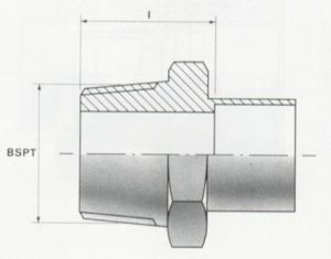 Male Screw Thread Connectors - BSP Taper