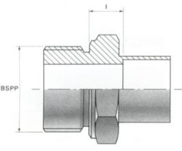 Male Screw Thread Connectors - BSP Parallel