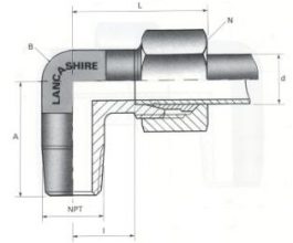 Stud Elbows - NPT Thread