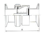 Non-Return Valves - Clamp Type - Hygienic Fittings