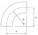 Plain 90° Bends - Short - Hygienic Fittings