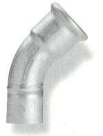 Male-Female 45° Elbows - Press Fittings